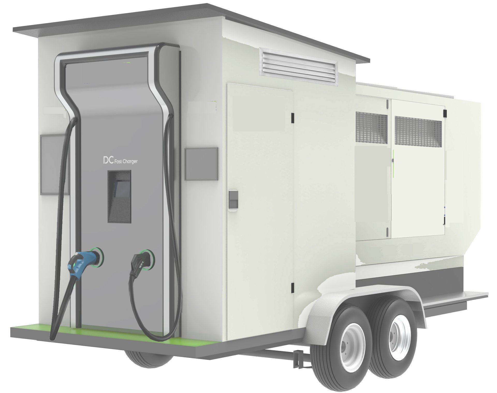 XEYAR NOMAD mobile BESS with optional DC fast charging