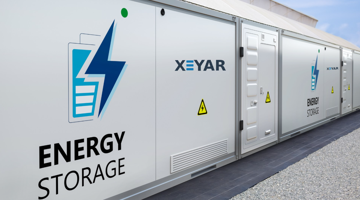 XEYAR LEVIATHAN grid-scale BESS — 20-foot container